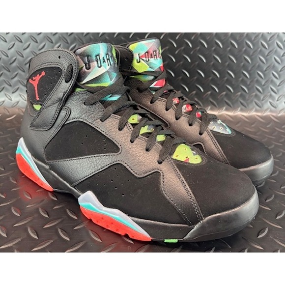 Jordan 7 Retro Barcelona Nights Black Red 705350-007 Mens sneakers size 10 main image 4